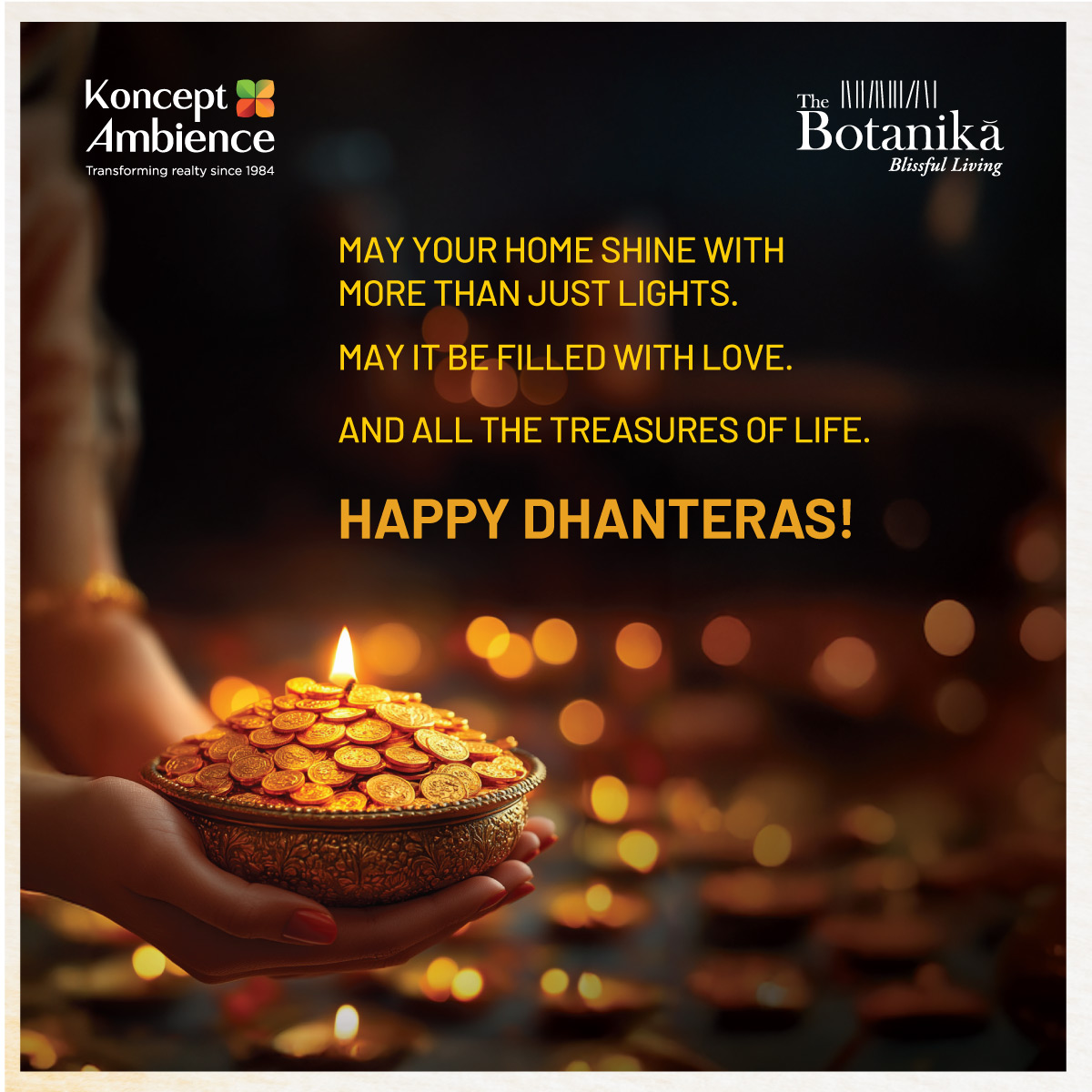 The_Botanika's tweet photo. May the celestial blessings of #GoddessLakshmi illuminate your life with opulence &amp; prosperity as you embark on this auspicious journey of #Dhanteras!
#ShubhDhanteras #HappyDhanteras #IndianFestivals #DhanterasPuja #Dhanwantari @The_Botanika https://t.co/EPhyKezQfJ