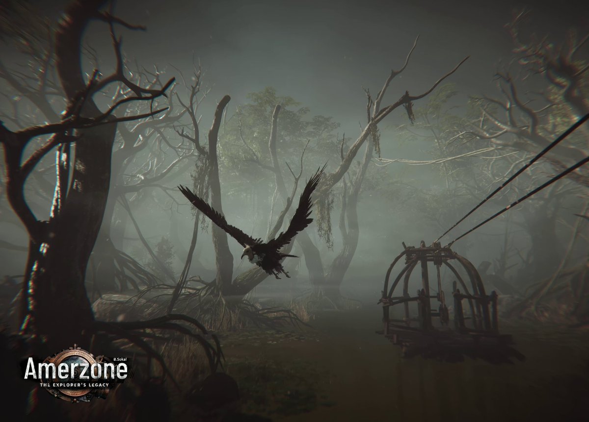 Happy #Halloween!

Besides the luxurious jungle, haunting swamps will also be on your itinerary in Amerzone 👻

#IndieDev #GameDev