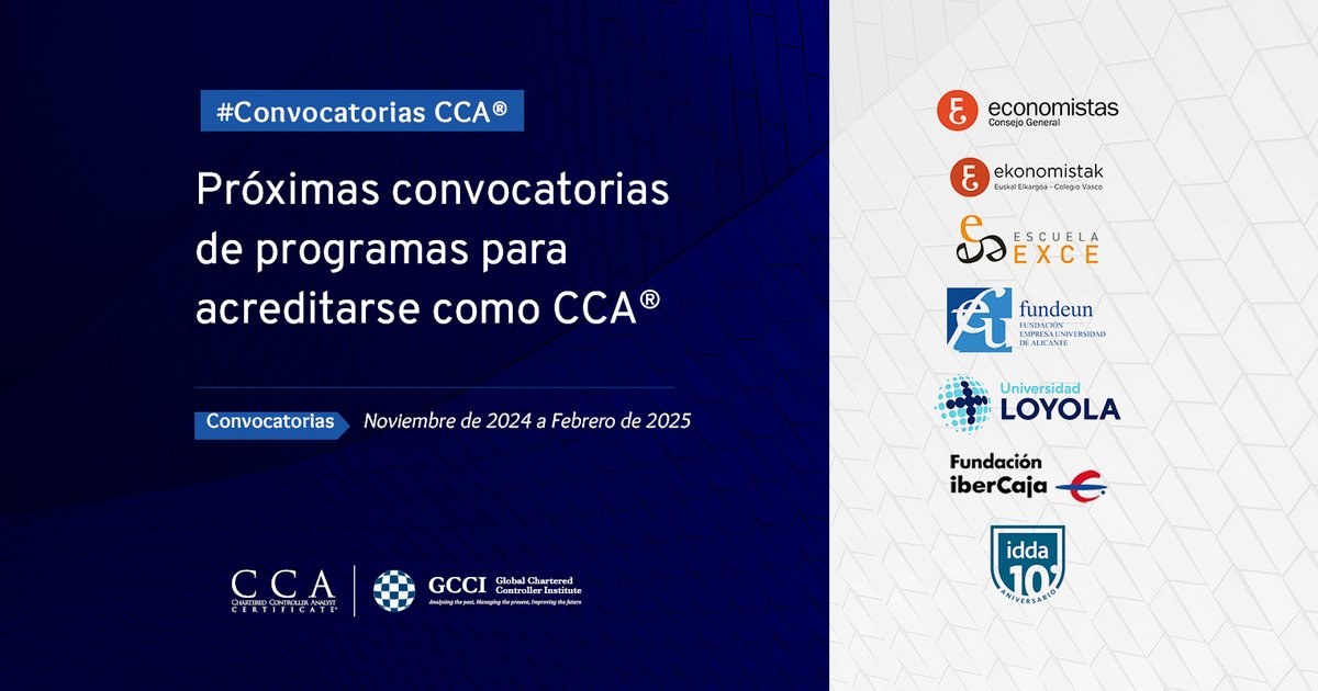 GlobController's tweet photo. 4⃣Más información sobre las convocatorias ➡ https://t.co/KEPvpVWHS0 #Globalcci #GCCIformación
#CCAcertificate #ControlDeGestión https://t.co/eMnl5CsdMy