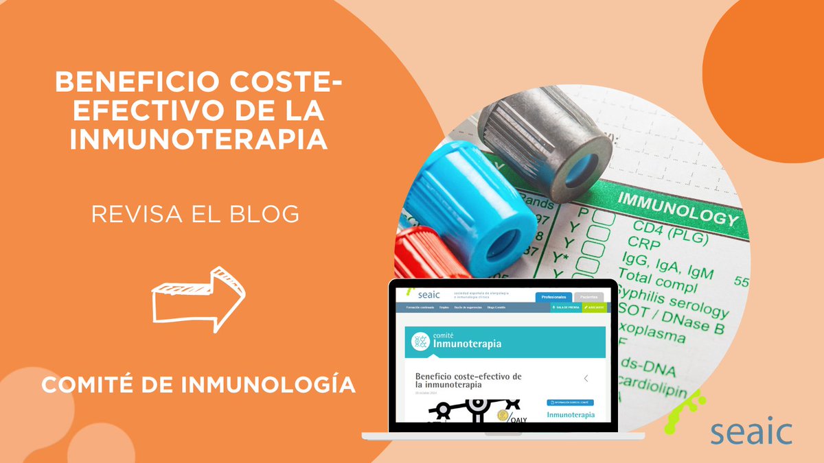🩺 ¿Sabías que la inmunoterapia con alérgenos es más coste-efectiva que los tratamientos sintomáticos en #rinitis y #asma? 
🔎 Si quieres descubrir cómo es posible determinarlo, no te pierdas la nueva entrada del Comité de Inmunología en nuestro #blog 👉🏻pmsl.es/1ab