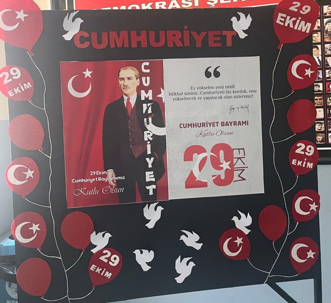 101. yaşında Cumhuriyet bayramımız birliktelik ve gururla kutlu olsun.