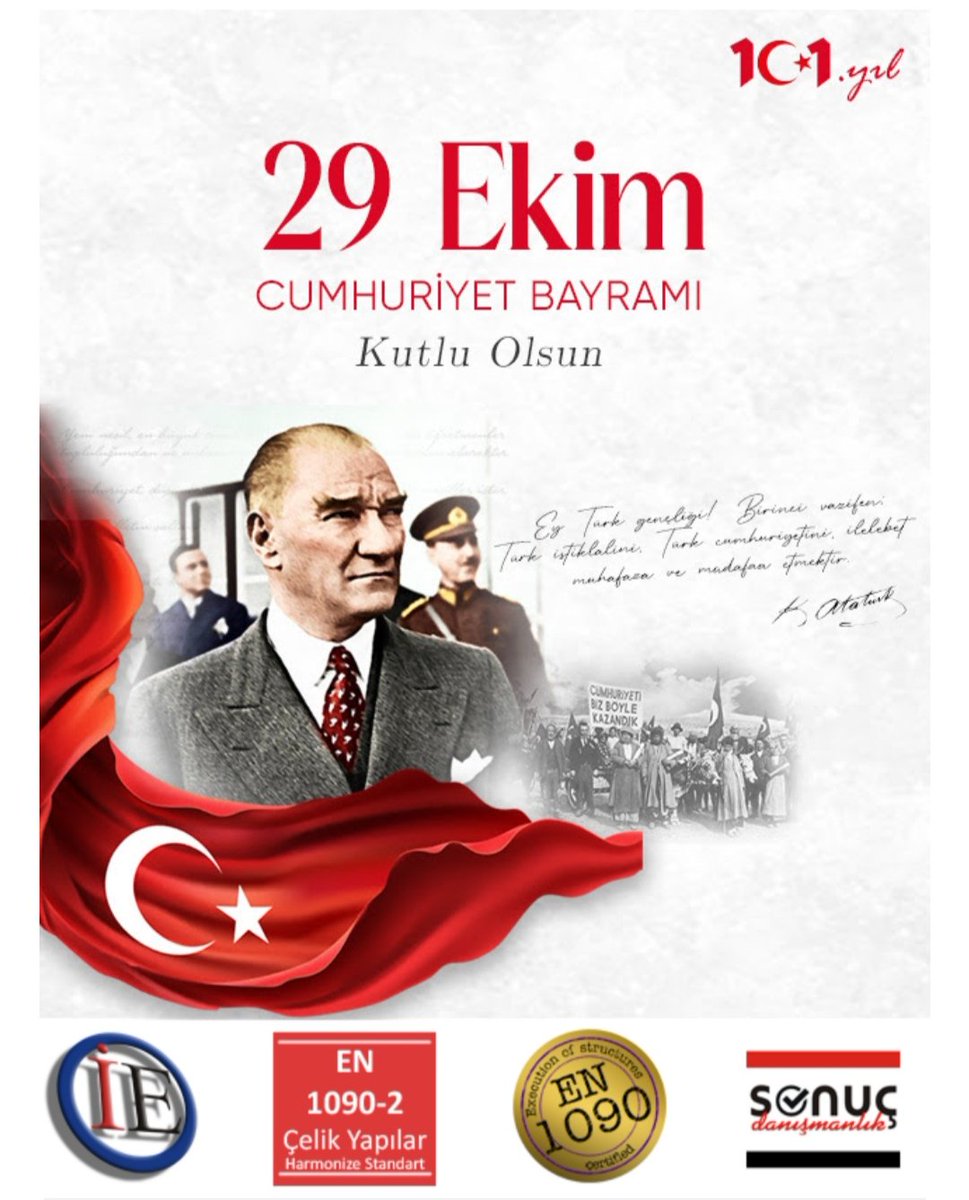 SonucDanisma's tweet photo. 29 Ekim Cumhuriyet Bayramımız Kutlu Olsun.

#29ekim #29ekim1923 #29ekimcumhuriyetbayramı #29ekimcumhuriyetbayramımızkutluolsun #29 #cumhuriyetbayramı #kutluolsun https://t.co/9WxA5dmDQY