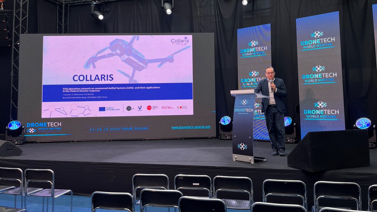 Sharing our vision and findings on #drone use in #EmergencyResponse 🤝 Last weekend, we were happy to take part in the DroneTech World Meeting in Poland - an international drone fair &amp; conference that facilitates the dissemination of the latest solutions in drone use and beyond.