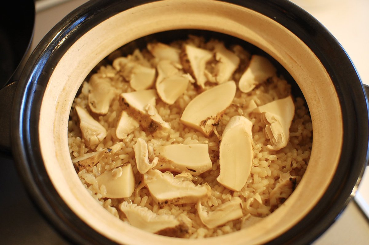 松茸ごはん炊いちゃった🥰