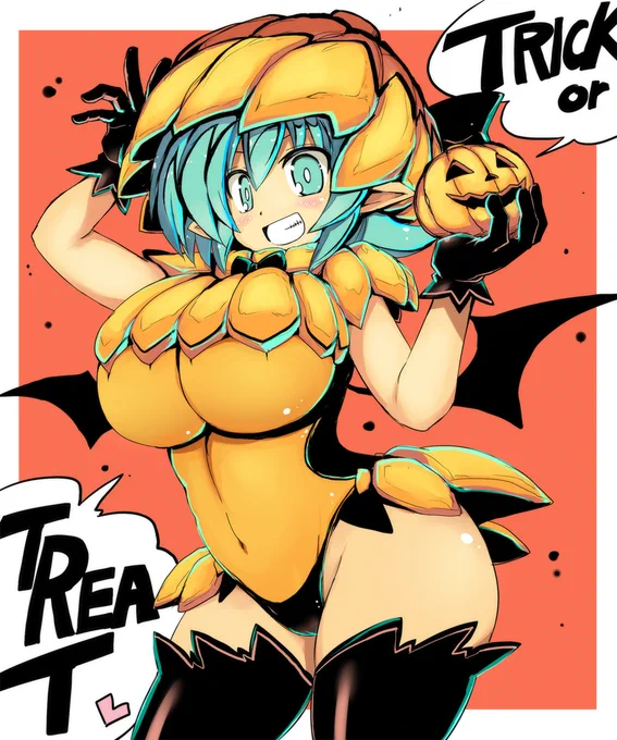ハロウィンの季節なのでハロウィンちゃん 