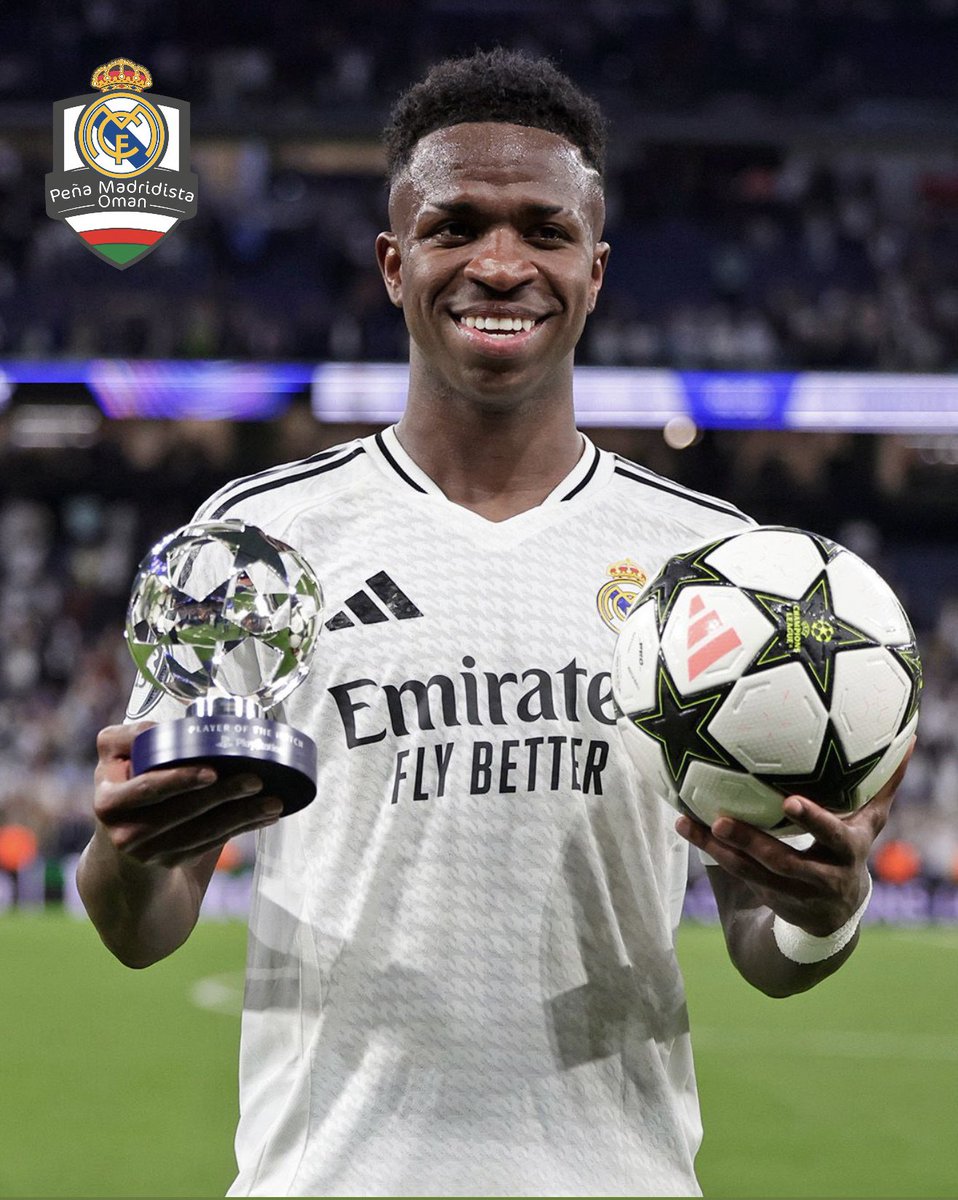 OM_madridista's tweet photo. اترك لهم جوائزهم، فأنت من يخطّ المجد في أعظم نادي في العالم #هلا_مدريد #ريال_مدريد #Hala_madrid #ViniciusJr #BallonDor https://t.co/6Rx46OLrCh