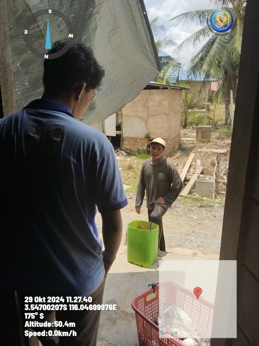 arhas_hakim's tweet photo. Selasa, 29/10/24, Arif Hakim Saadi, Luhkan Kotabaru, mlaporkan hsl tngkpn dgn trammel net, oleh plku utma an. Unus desa Salino dgn hsl tangkpn Rajungan sbnyk 9 kg,  harga Rp. 35.000/kg.  #GiatluhkansatminkalBWI #kotabaru #luhlapor https://t.co/JBcKuJ92wK