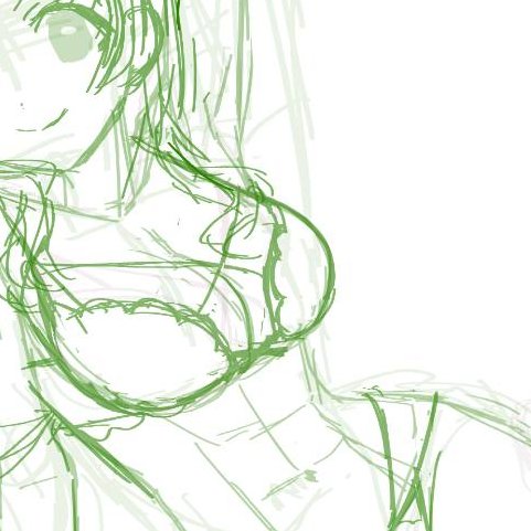 「#金イラ途中報告腹筋描くぞー! 」|もつ鍋🍲のイラスト