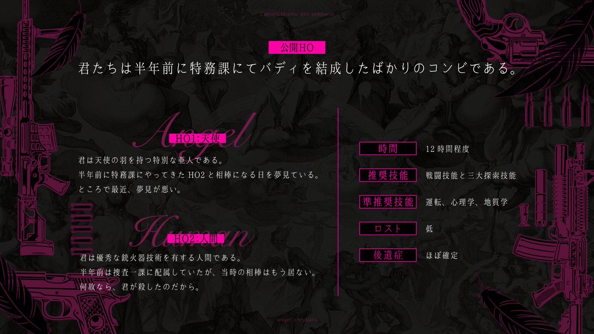 ᴄᴀʟʟ ᴏғ ᴄᴛʜᴜʟʜᴜ 天使のサナギ -特務課第三班 恋愛犯罪対策室