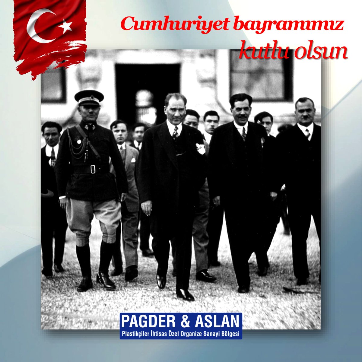 Aziz Atatürk'ün  bağımsızlık mücadelesinde ulusumuza armağan ettiği Türkiye  Cumhuriyeti'nin 101. Yılı kutlu olsun. Ne Mutlu Türk'üm Diyene!
.
#TürkiyeCumhuriyeti101Yaşında #29Ekim #CumhuriyetBayramı