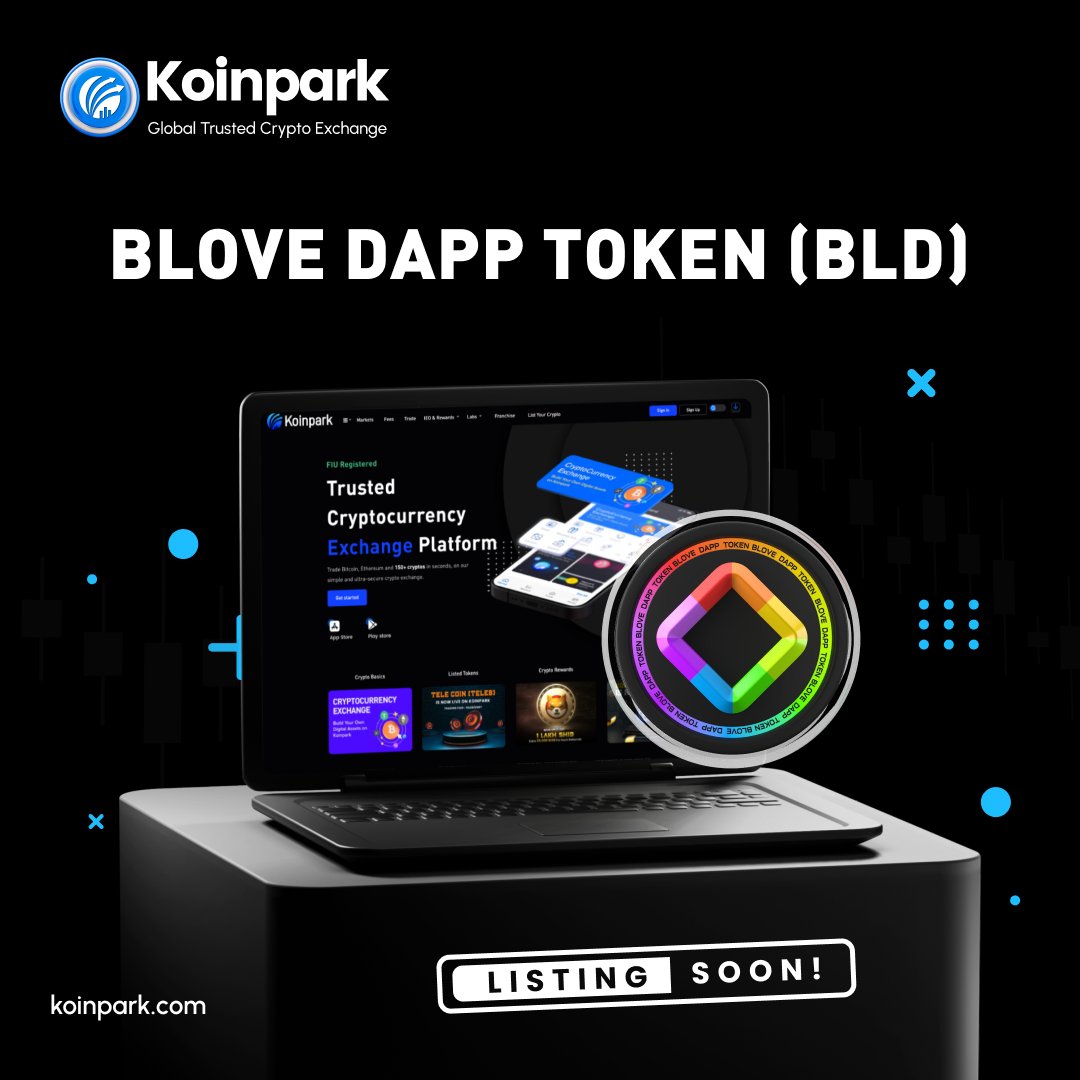 KoinparkExc's tweet photo. The new listing is on the way! 💙

🔹 Token Name: BLove DApp Token (BLD)

Stay tuned for further updates about this exciting addition.

👉 Know More: https://t.co/CyZR9sBHoT

#newlisting #BLD #BLoveDAppToken #cryptocurrency #cryptotrading https://t.co/Sv8xhPT4Xk