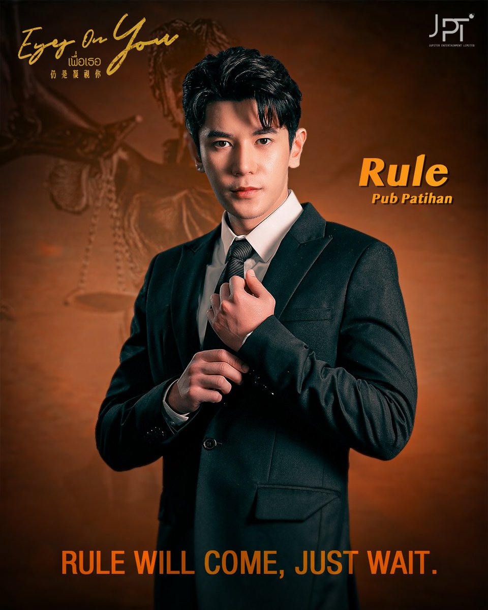 JPT_ENT's tweet photo. Our main lead in "Eyes on you".
Pub Patihan as Rule
Nam Bosco as Just

#Eyesonyoutheseries
#仍是凝視你
#RuleJust #PubNam https://t.co/mBY9Rl5x1h