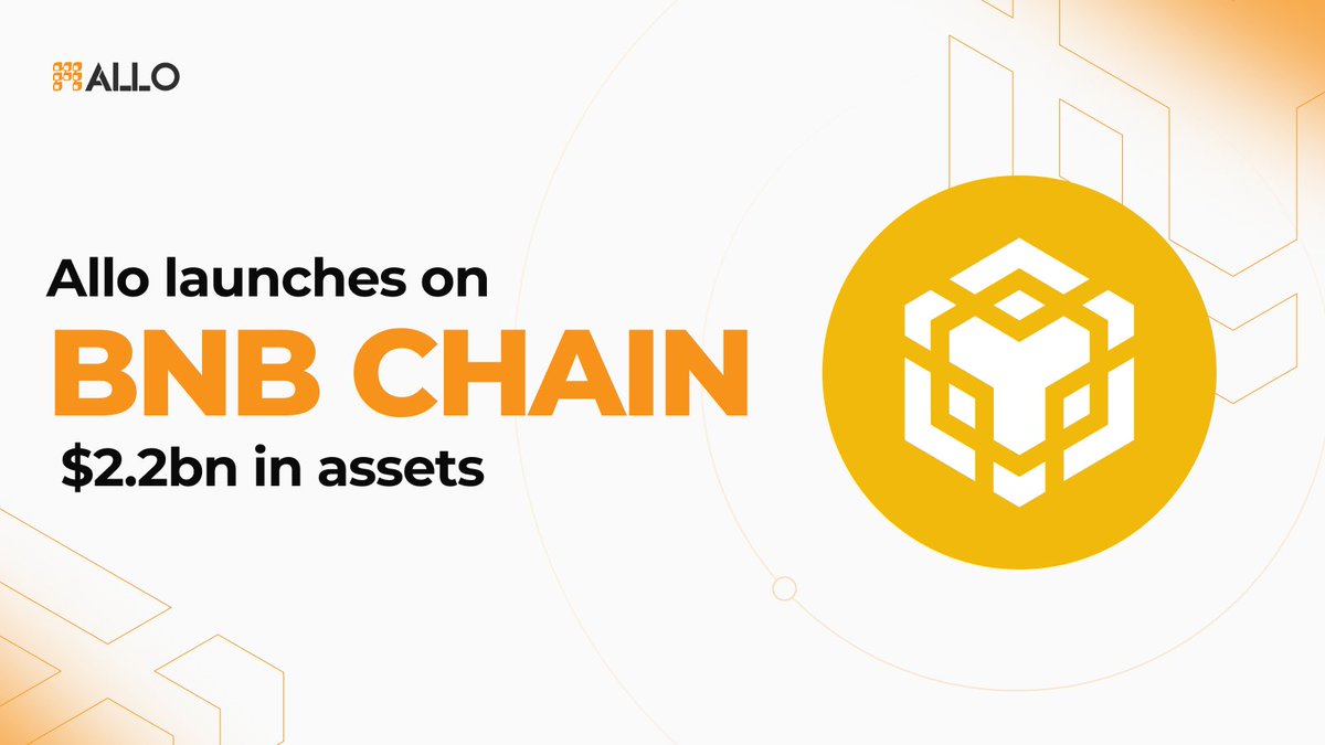 allo_xyz's tweet image. Learn more about Allo’s protocol for #Bitcoin and #RWAs with deep @BNBCHAIN integration ⤵️
