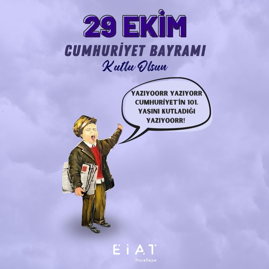 Yıllar önce yazılan bu destan için büyük bir çoşku ve minnet duymaktayız. Atamızın dediği gibi "Egemenlik kayıtsız şartsız milletindir!"
Mustafa Kemal Atatürk ve silah arkadaşları önderliğinde kurulan Cumhuriyetimiz 101 yaşında!🇹🇷
29 Ekim Cumhuriyet Bayramımız kutlu olsun.🎊💜