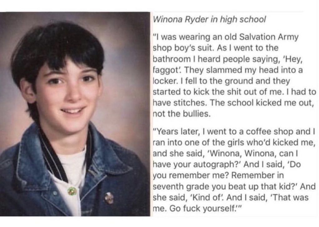 TheCinesthetic's tweet image. winona ryder, the icon.