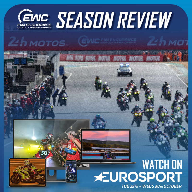 FIM_EWC's tweet photo. 𝗥𝗲𝗹𝗶𝘃𝗲 𝗮𝗹𝗹 𝘁𝗵𝗲 𝗮𝗰𝘁𝗶𝗼𝗻 𝗼𝗳 𝘁𝗵𝗲 𝟮𝟬𝟮𝟰 #𝗙𝗜𝗠𝗘𝗪𝗖 𝘀𝗲𝗮𝘀𝗼𝗻 📺

Due to be aired on Eurosport 1 at 21h30 CET/20h30 GMT (01h30 CET in France following the Rolex Masters tennis tournament).

❗ Check your local listings for broadcast details.