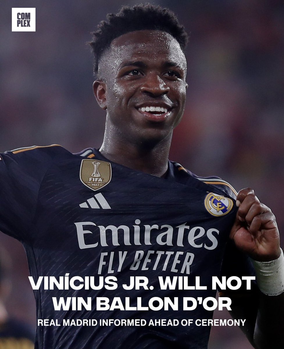 Même quand c’est évident, il faut toujours en faire deux fois plus que les autres.#ballondor #ViniciusJr #injustice #sport #football #paris #supporters