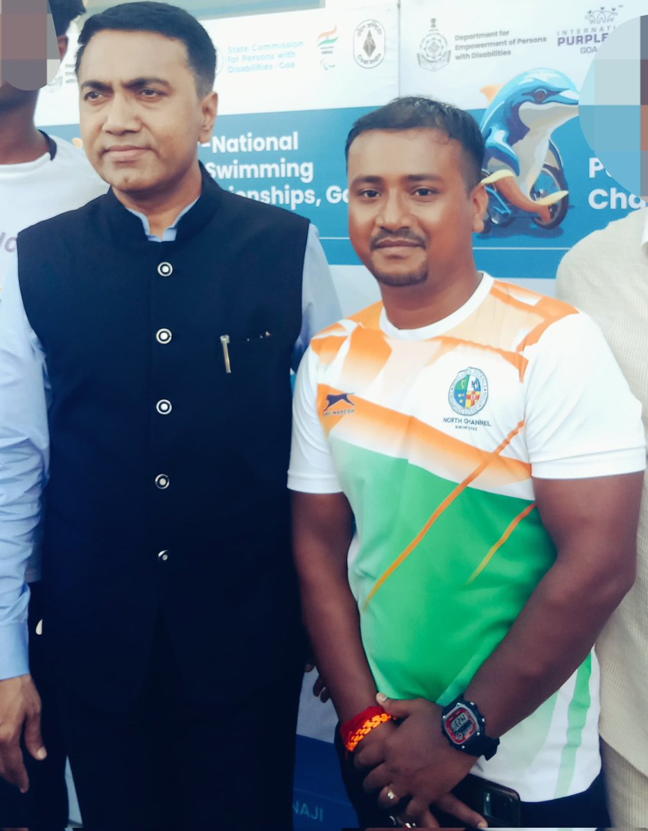 RIMOSAHA1's tweet photo. I’m thrilled to share my experience at the 24th National Para Swimming Championship 2024 in Goa. The event featured over 500 athletes from 28 states and was supported by the Government of Goa, Paralympic India, and the Sports Authority of Goa. https://t.co/vVpk4xVDlY