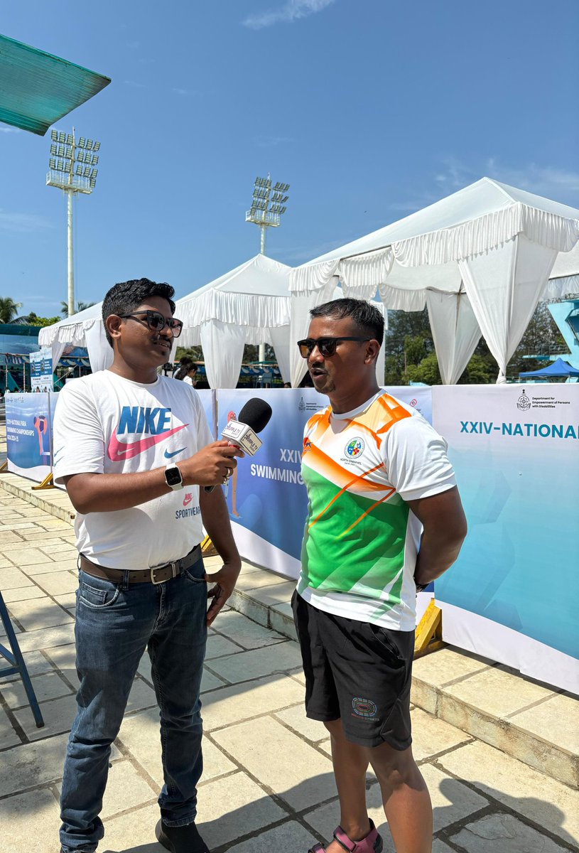 RIMOSAHA1's tweet photo. I’m thrilled to share my experience at the 24th National Para Swimming Championship 2024 in Goa. The event featured over 500 athletes from 28 states and was supported by the Government of Goa, Paralympic India, and the Sports Authority of Goa. https://t.co/vVpk4xVDlY