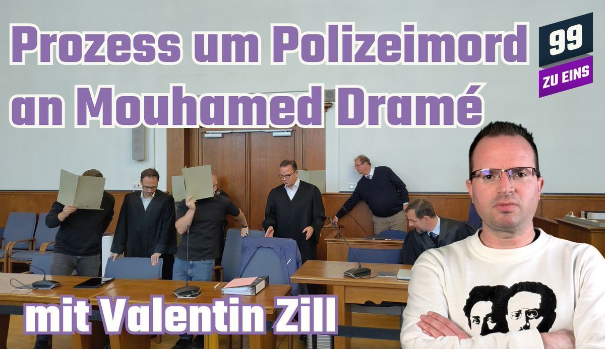 Am 8. August 2022 erschoss die Dortmunder Polizei Mouhamed Dramé. Fünf der beteiligten Polizisten müssen sich seit Ende Dezember 2023 vor Gericht verantworten. Gibt es Gerechtigkeit vor Gericht für Mouhamed? 

Di.: 20 Uhr
youtube.com/watch?v=2gZN5B…