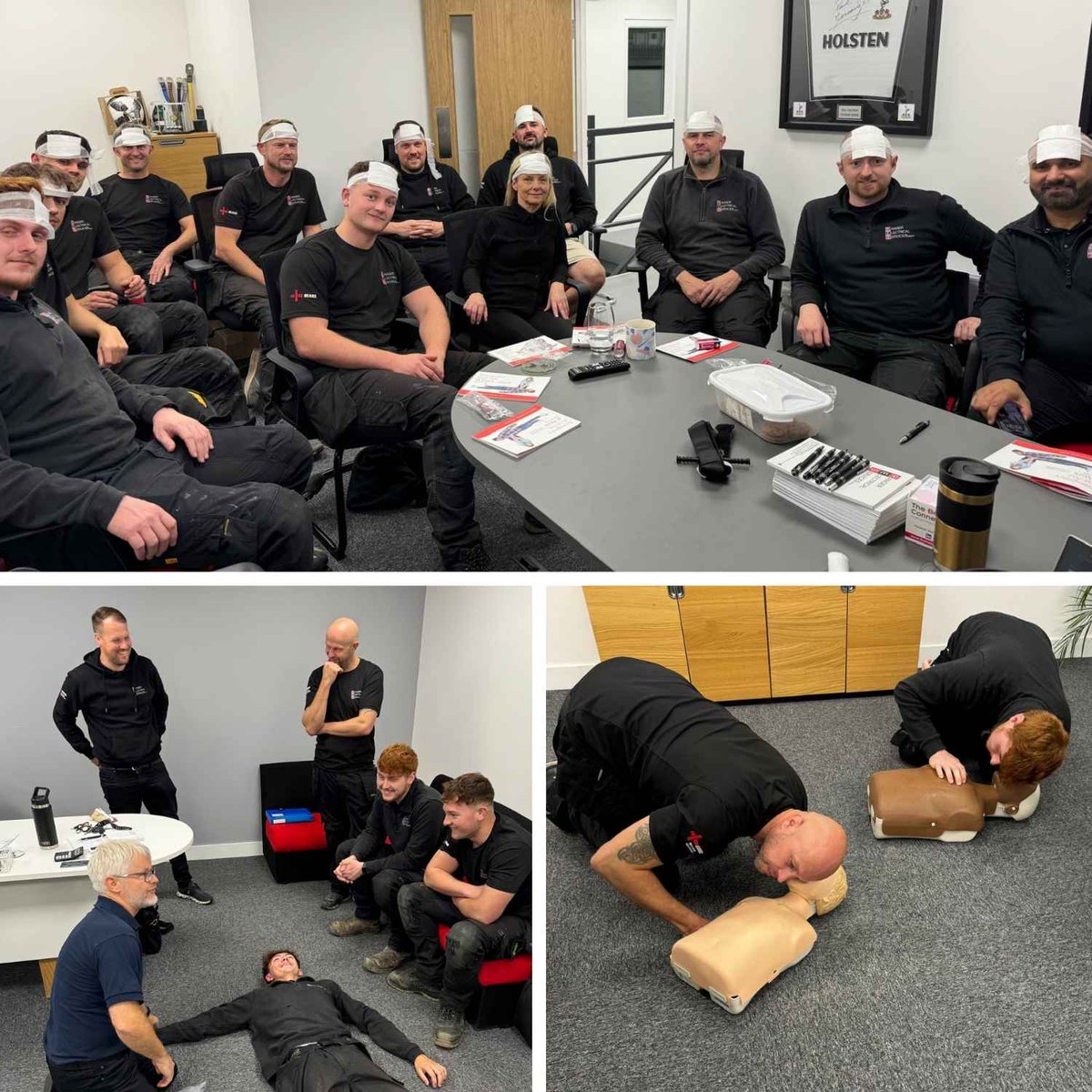 RangerElec's tweet image. Our team recently completed an emergency first aid training with Fact Life Education, held right at our office. This hands-on day covered practical skills for real-life situations, from CPR to managing emergencies

 rangerelectricalservices.co.uk/emergency-firs…

#FirstAidTraining #WorkplaceSafety