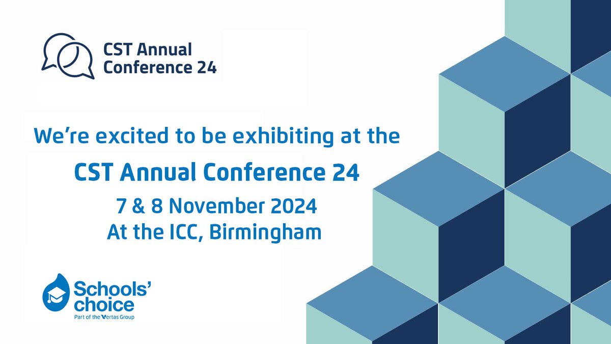 We can’t wait to attend the <a href="/CSTvoice/">Confederation of School Trusts</a> Annual Conference. Join us at stand G2/G4 alongside <a href="/sageuk/">Sage UK</a> to find out more about how we can support you with our specialist educational management services.

📅 7th/8th, Nov 2024
📍ICC, Birmingham

Info: bit.ly/3NID5HR. #CSTConf24