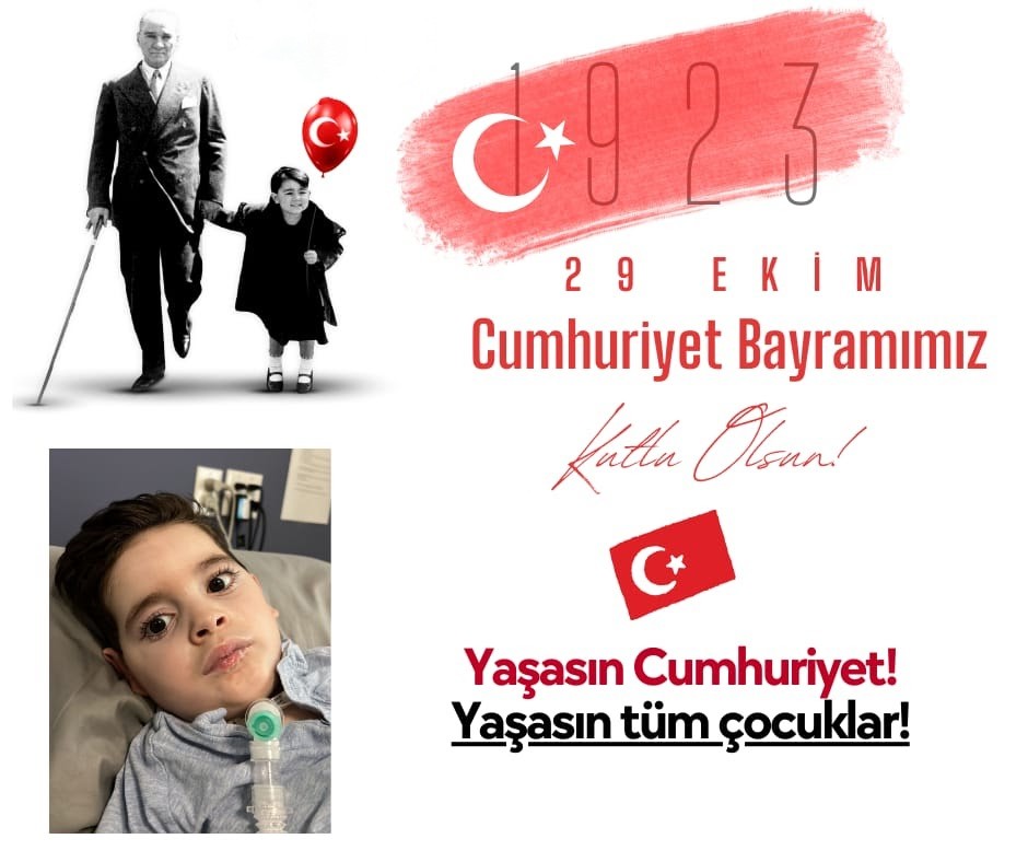 Yaşasın Cumhuriyet... Yaşasın tüm çocuklar!.. #29EkimCumhiyetBayramı kutlu olsun.
