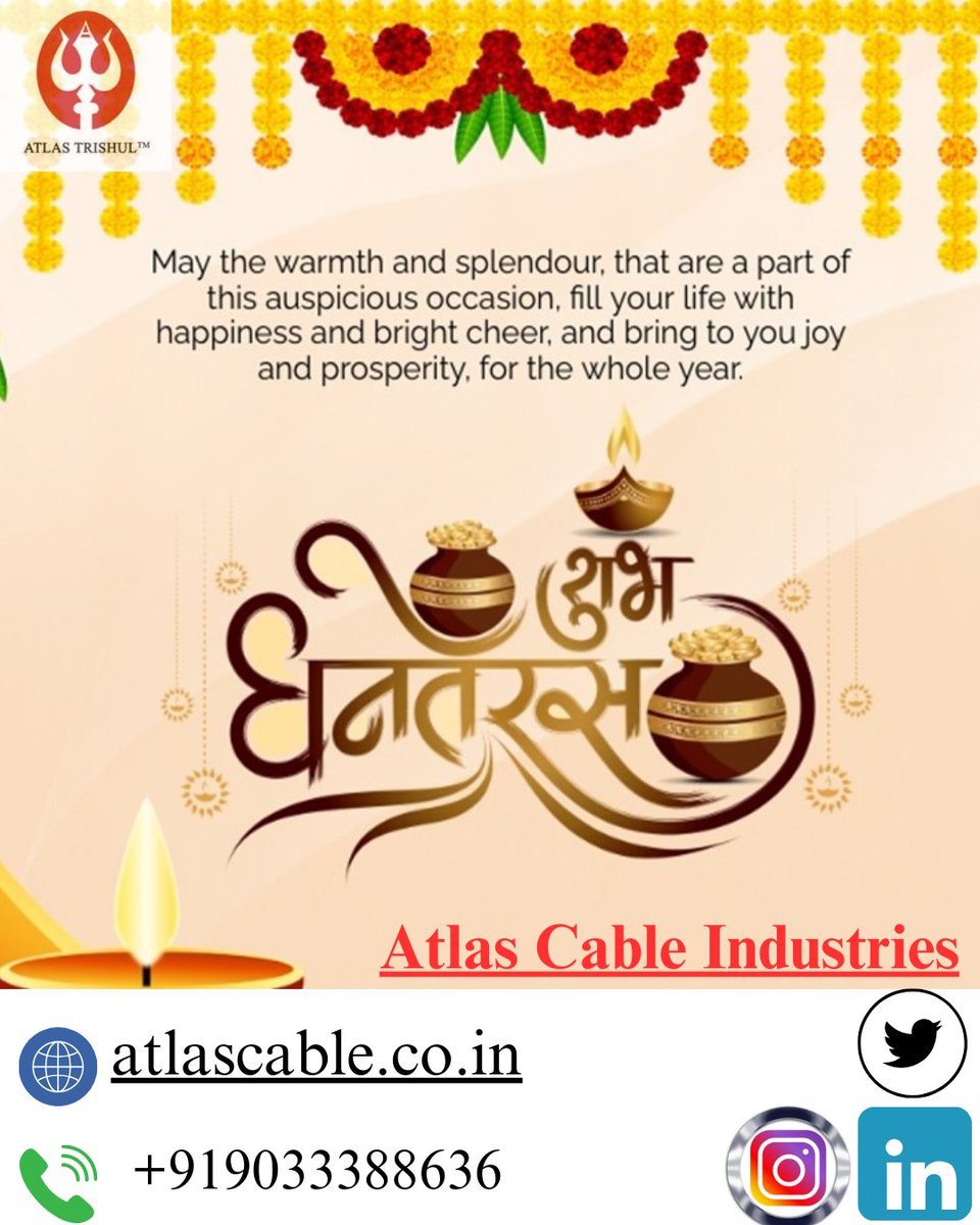 Shubh Dhanteras to all from Atlas cable Industries!