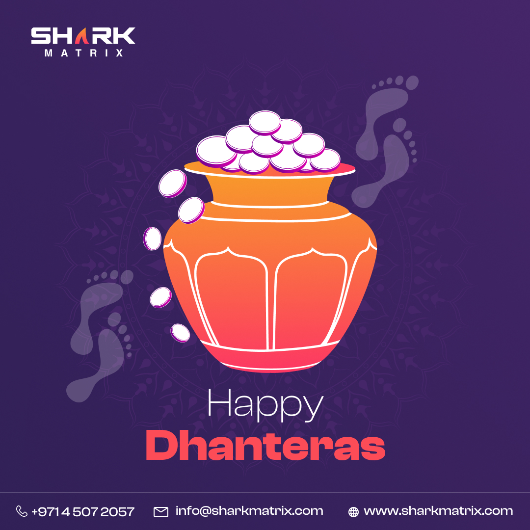 sharkmatrixhq's tweet image. May this Dhanteras bring prosperity, growth, and success to your business! At Shark Matrix, we’re here to help you shine in the digital world. Let’s create lasting value for your brand this festive season. 💰✨ #HappyDhanteras #SharkMatrix #DigitalProsperity