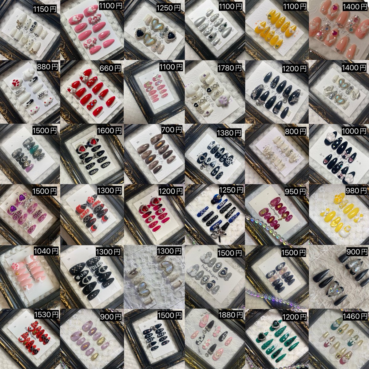 PlusMugen's tweet photo. @hk__kg はじめまして、ぷらすむげんと申します✨

当方画像のようなネイルチップを基本料金500円〜作成しております🍀カラーやパーツ、チップの種類等は固ツイにございます‼️

お見積もりだけ、お話だけでも可能ですので気になりましたらお声がけください🎶

よろしくお願い致します✨ https://t.co/Hc55aPbF7v