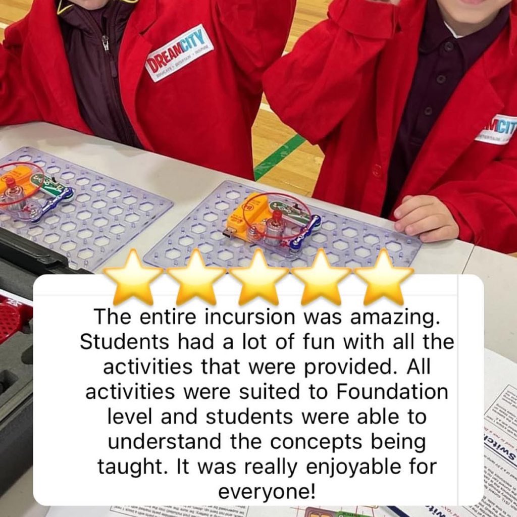 2025 Bookings Now Open! ⭐️

Get involved with the high-tech fun in 2025.
Send us an Incursion enquiry 📲
DreamCity.com.au

#steam #handsonlearning #technology