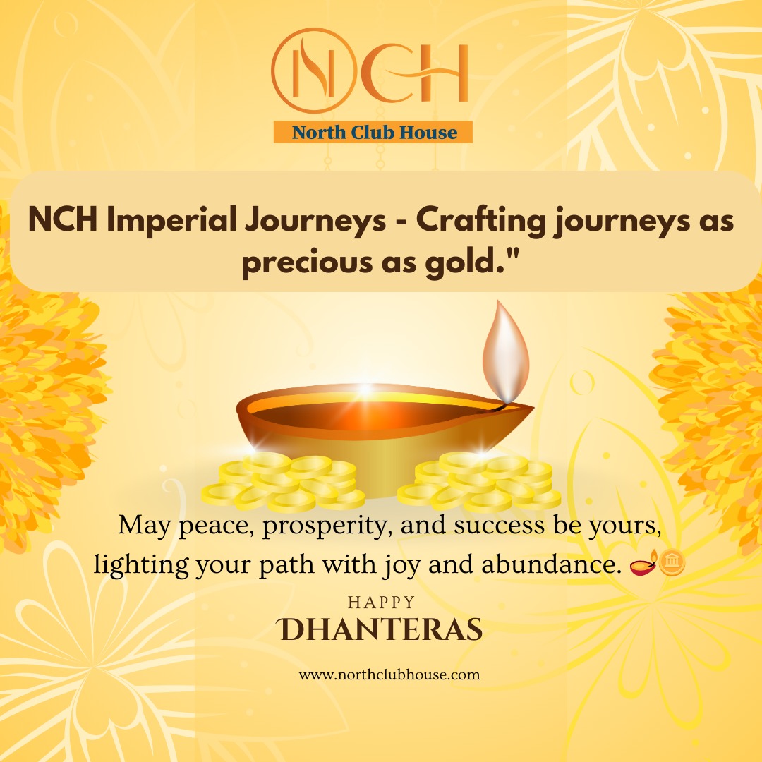NorthClubHouse's tweet photo. Light up your home and heart this #Dhanteras and make room for a lot of happiness, good health and abundance to flow in your life. Here’s to good fortune and a fresh start filled with happiness. 

#Dhanteras https://t.co/AezkfnuWBw