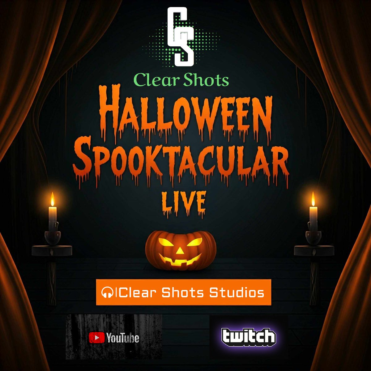 Staying home for Halloween? Join us LIVE at 8PM EST Thursday night on the Clear Shots YouTube channel, or our brand new Clear Shots Studios Twitch channel!
clearshotspodcast.com/clearshotsstud…