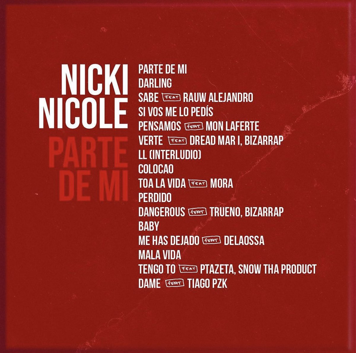 naikisite's tweet photo. Feliz 3 Años "PARTE DE MI" ❤🎉🥹
— #NickiNicole #NN #ParteDeMi https://t.co/cvvuVvDxjG