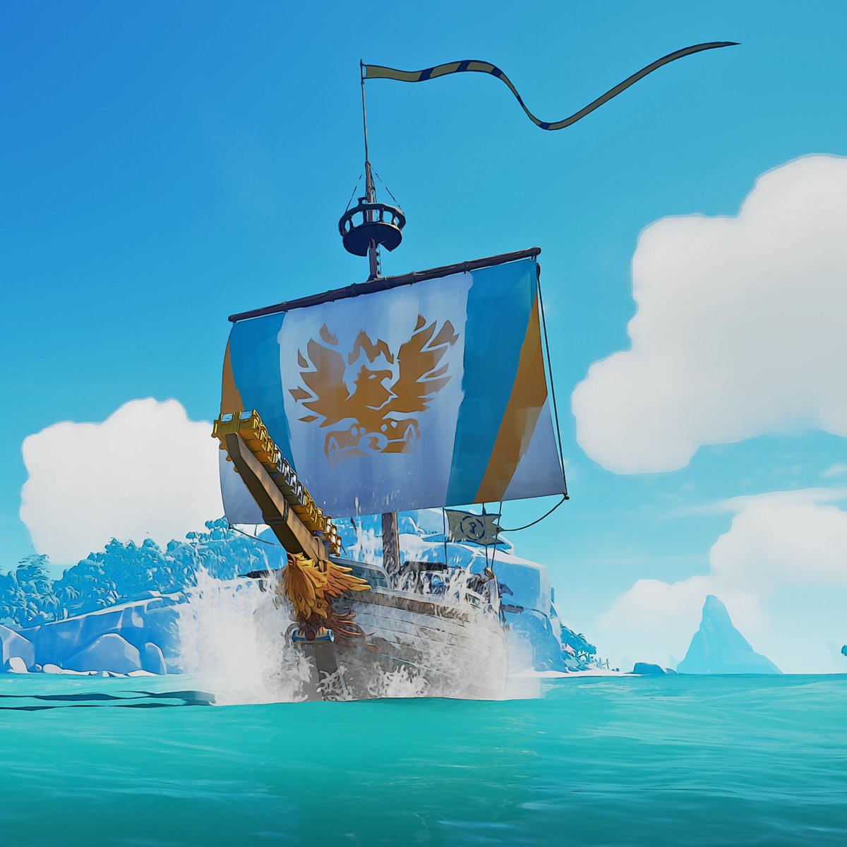 🎉 A Wild Giveaway Appears! 🎉

🏴‍☠️ WIN the Gilded Phoenix Ship Set 🏴‍☠️
#SeaOfThieves! 

Ready to sail in style? 🦜✨

- To Enter:
1. 🔁 Retweet  
2. 💚 Follow <a href="/PhuzzyBond/">Phuzzy</a>

Mark your maps: Winner announced on the 31st!  

☠️ Note: Emissary Flag Not Included☠️