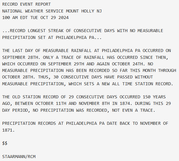NWS_MountHolly's tweet photo. Its official! https://t.co/Qn7Ma9na6Y