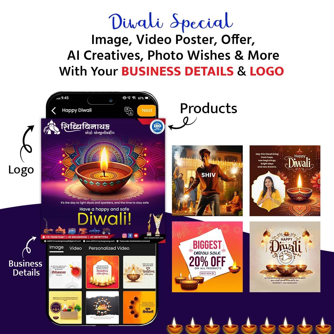 DigitalPostApp's tweet image. Diwali Special Creativity’s with us..🪔✨🚀
.
#diwali #diwalifestiveoffers #diwalivibes✨ #offers #wishes #greetings #aiimages #aicreator #festivalvibes #festivalseason #digitalpost365