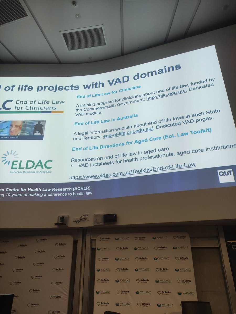 Free online training for clinicians including voluntary assisted dying modules by <a href="/HealthLawQUT/">Australian Centre for Health Law Research (ACHLR)</a> #vadcon24