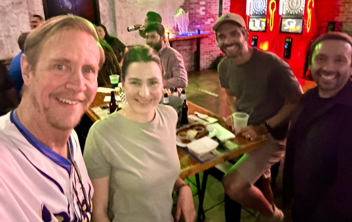 dukekeith's tweet photo. Our crew is better than your crew. 📺🎙️⚽️🚂
Subjective, sure; but I’d stack this bunch up against anyone else in the @USLChampionship. EP @JuanGutierrez__ does an incredible job putting it all together.
2024 @eplocomotivefc crew wrap party. #TruePros #SportsBroadcasting #TV https://t.co/qLGuhe2CQT