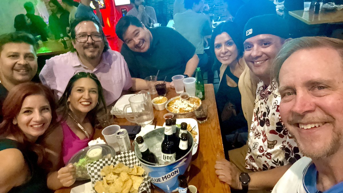 dukekeith's tweet photo. Our crew is better than your crew. 📺🎙️⚽️🚂
Subjective, sure; but I’d stack this bunch up against anyone else in the @USLChampionship. EP @JuanGutierrez__ does an incredible job putting it all together.
2024 @eplocomotivefc crew wrap party. #TruePros #SportsBroadcasting #TV https://t.co/qLGuhe2CQT