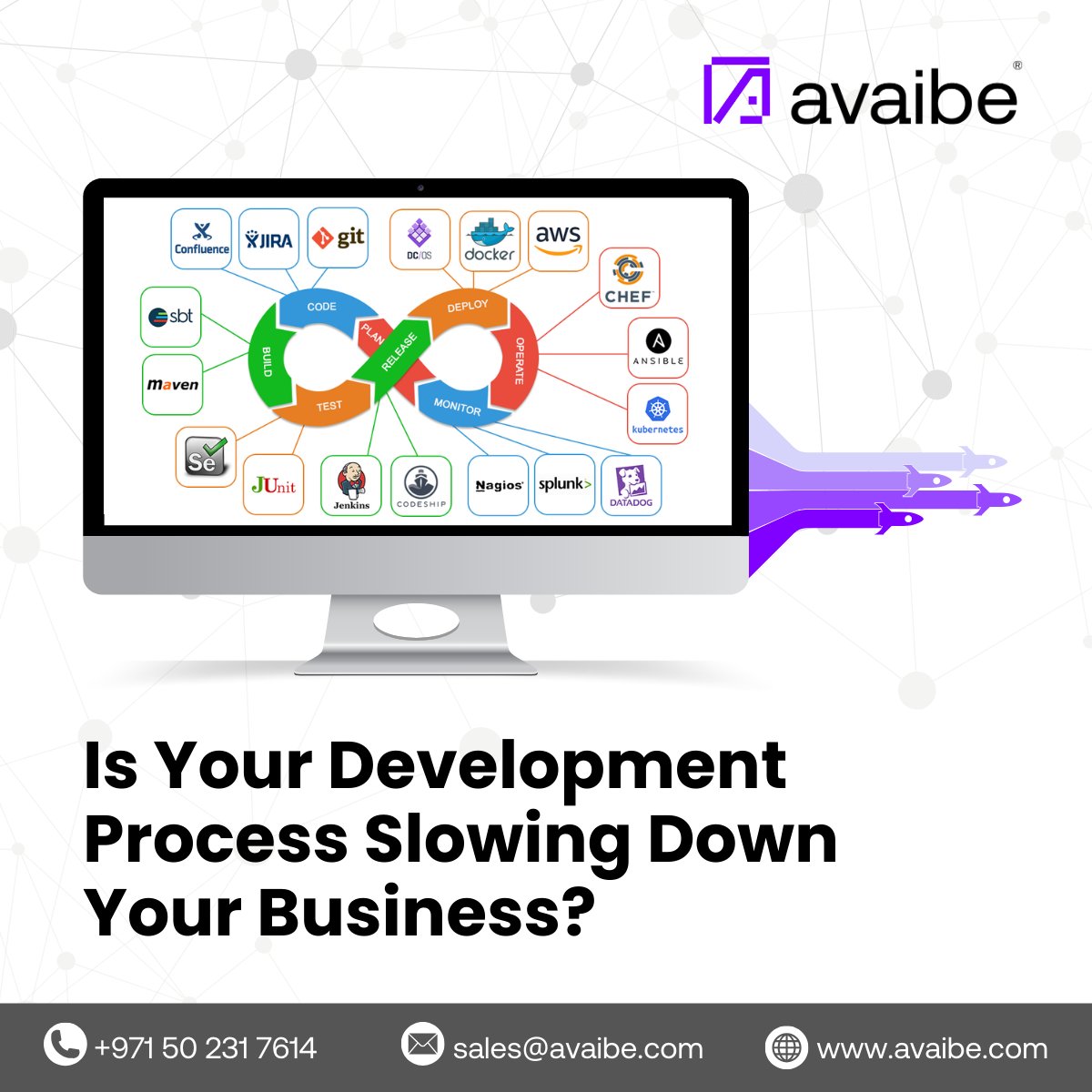avaibe26897's tweet image. At Avaibe, our DevOps solutions streamline development, boost collaboration, and accelerate your time to market. Optimize your processes with us! Visit avaibe.com for more info.
#DevOpsSolutions #StreamlineDevelopment #EnhancedCollaboration #avaibe