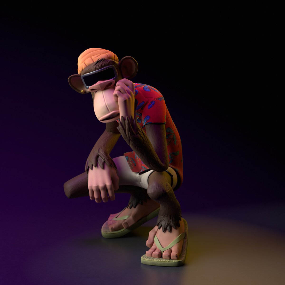 GMM Proud to be a member of the most beautiful club in the world 🍌 <a href="/BoredApeYC/">Bored Ape Yacht Club 🍌</a> 

“Monkey Position” by that genius of <a href="/RidazLp2/">Rida</a>