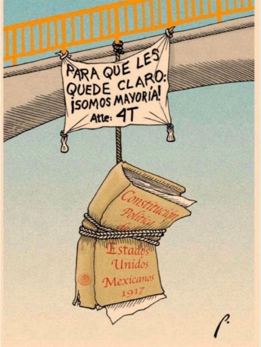 carlosbravoreg's tweet image. Hoy, en mi #RuinasDelFuturo en el @heraldodemexico, escribí ya no sobre la crisis sino sobre la ruptura constitucional:

heraldodemexico.com.mx/opinion/2024/1…

(acá el cartón de @perujomonos al que hago alusión)