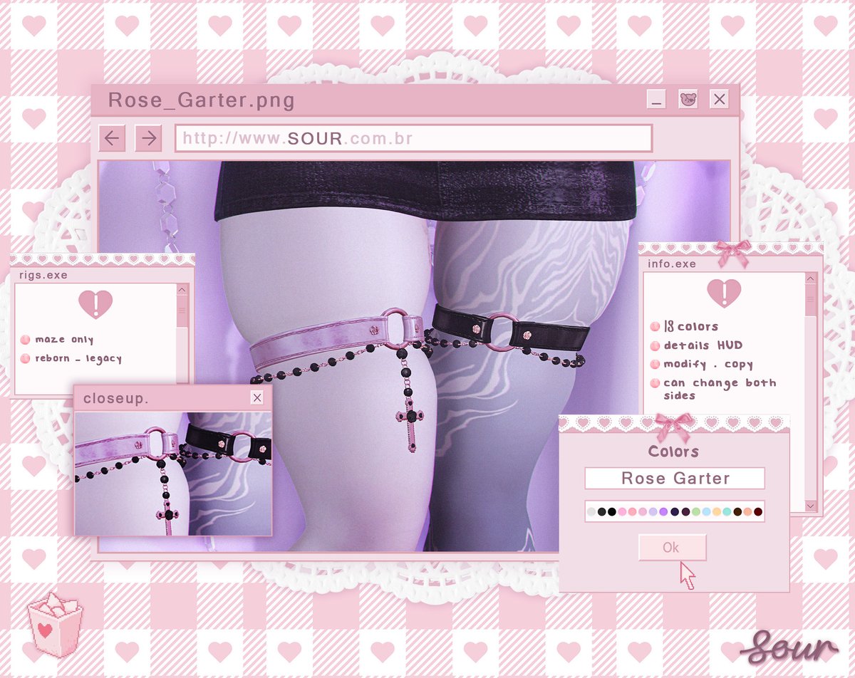 KawaiiFeedSL's tweet image. Sour: Rose Garter @ The Warehouse Sale 〡Taxi: maps.secondlife.com/secondlife/Rot…
#secondlife #metaverse #sour #thewarehousesale #slevent #kawaiifeed