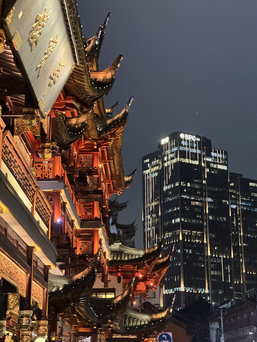 WildChina's tweet photo. #YuyuanBazaar in #Shanghai is a fantastic spot just outside Yuyuan Garden, offering beautiful #silk scarves, #jade carvings, and intricately painted fans. In the evening, the bazaar sparkles with lantern light, creating a stunning atmosphere for browsing. https://t.co/rMxf3KI9YW