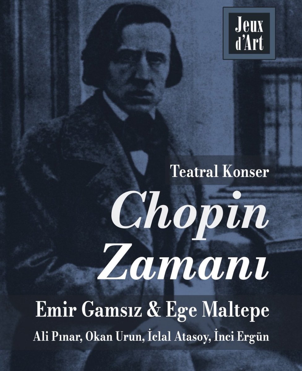 9 Kasım. 20.00. Süreyya Operası. Chopin Zamanı. mobilet.com/tr/event/chopi…