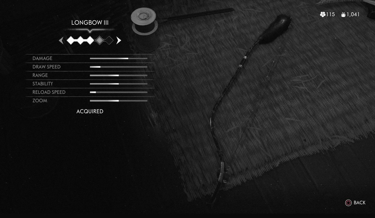 StotesThe's tweet photo. In my Ghost of Tsushima stream, I did a fair bit of upgrading: maxed out my katana, I got a new cursed longbow, almost fully upgraded, &amp; I got my heavy arrows &amp; exploding arrows fully maxed out... #GhostOfTsushima #Twitch #smallstreamers #TwitchStreamers https://t.co/9eJAbOavuD