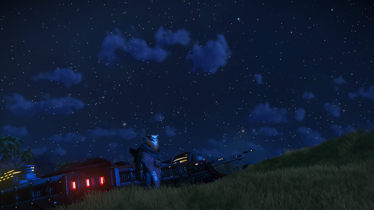 Looking up at no man's sky. 🌌

<a href="/NoMansSky/">Sean Murray</a> <a href="/hellogames/">Hello Games</a> 
#NoMansSky #NoMansSkyTheCursed