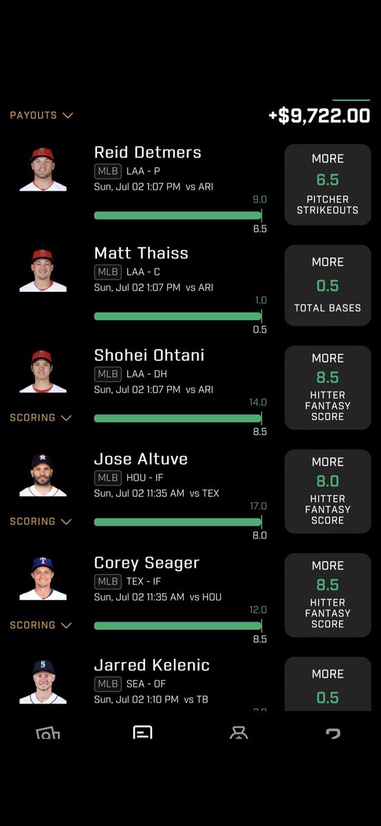 WTemptress69's tweet photo. #PrizePicksW In the bottom of the 8th I got to watch Shohei cash this live with an absolute nuke!  454 ft💣💥. Safe to say I was calm in the stands 😂. https://t.co/aJvGacvsTR