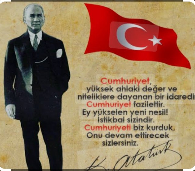 29 EKİM CUMHURİYET BAYRAMIMIZ KUTLU OLSUN🇹🇷🇹🇷🇹🇷🇹🇷🇹🇷🇹🇷🇹🇷 NE MUTLU TÜRKÜM DİYENE